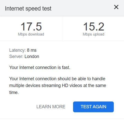 slow internet speed test